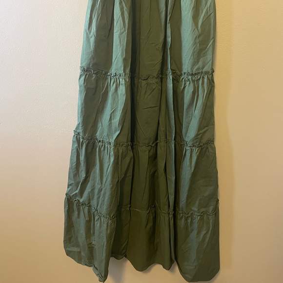 Hill House Ellie Nap Dress Green Smocked Maxi Dress - Picture 4 of 5